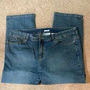 𝅺LIZ & Co Straight Leg Stretch Jeans Size 12. NWOT